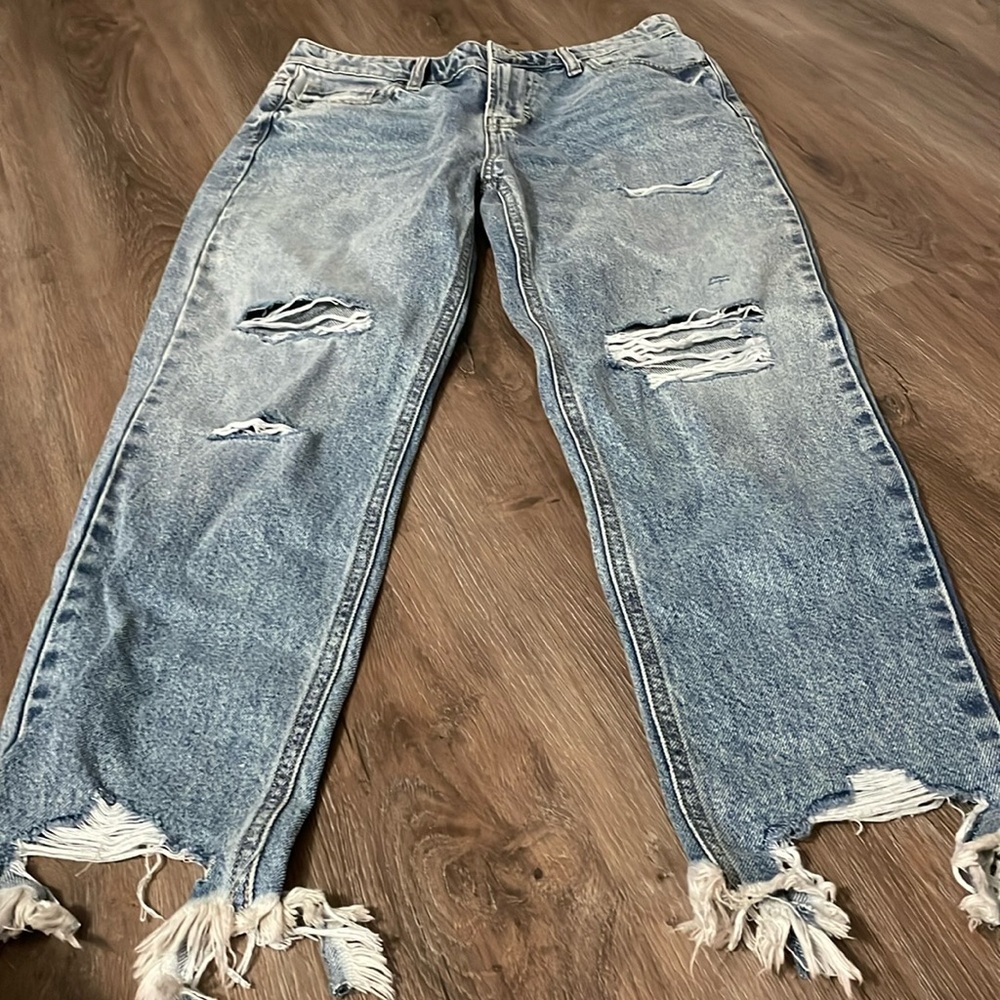 Hidden ankle jeans